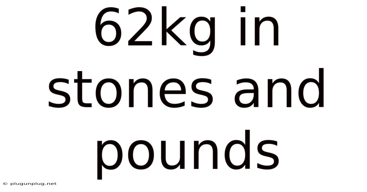 62kg In Stones And Pounds
