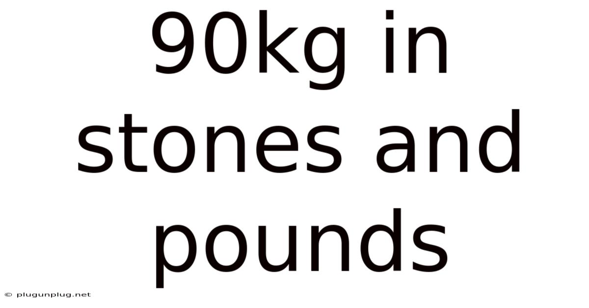 90kg In Stones And Pounds