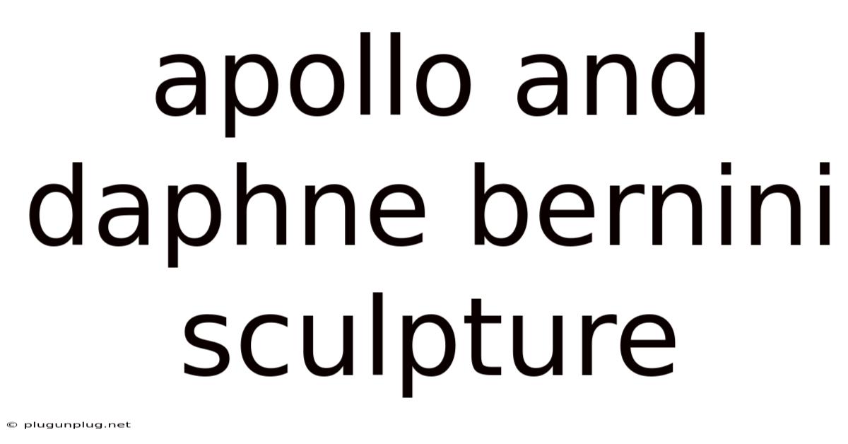 Apollo And Daphne Bernini Sculpture