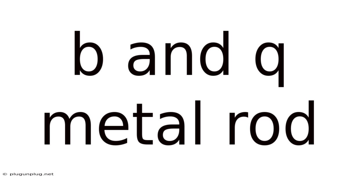 B And Q Metal Rod