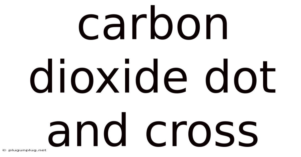 Carbon Dioxide Dot And Cross