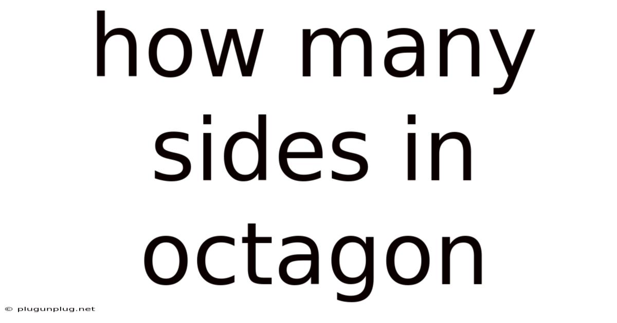 How Many Sides In Octagon