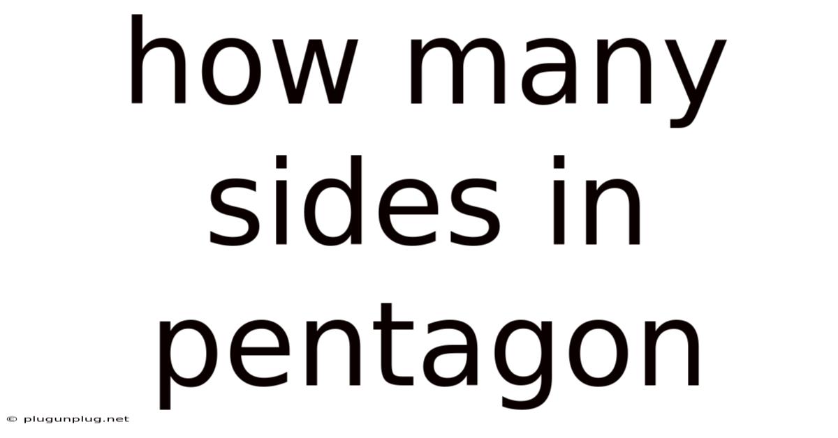 How Many Sides In Pentagon