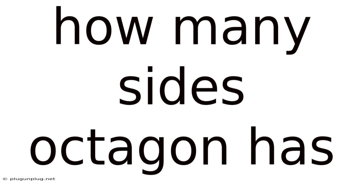 How Many Sides Octagon Has