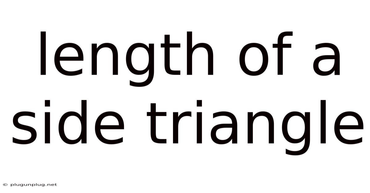 Length Of A Side Triangle