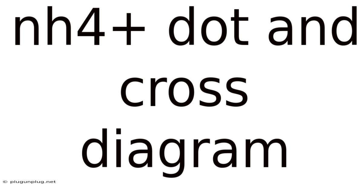 Nh4+ Dot And Cross Diagram