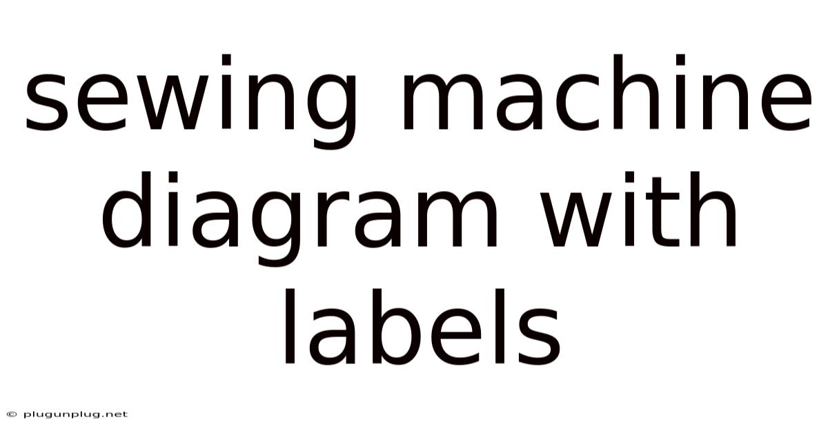Sewing Machine Diagram With Labels