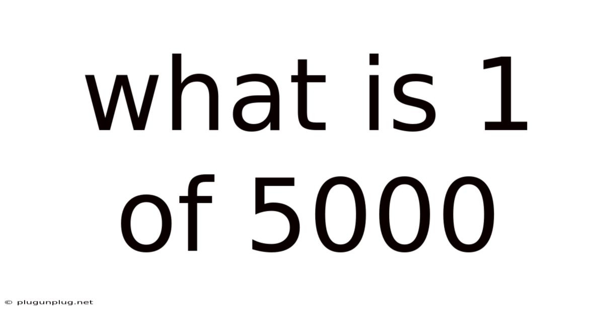 What Is 1 Of 5000
