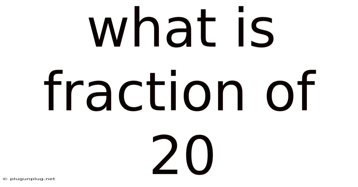 What Is Fraction Of 20